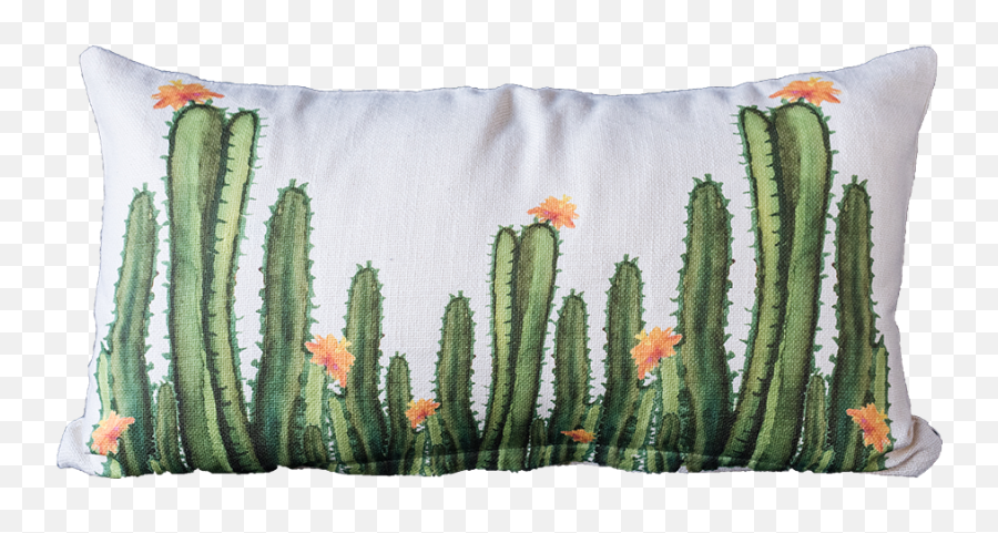 Download Watercolor Tall Cacti Lumbar Zip - San Pedro Cactus Emoji,Watercolor Cactus Png
