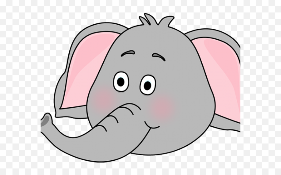 Face Clipart Baby Elephant - Elephant Clip Art Emoji,Baby Elephant Clipart