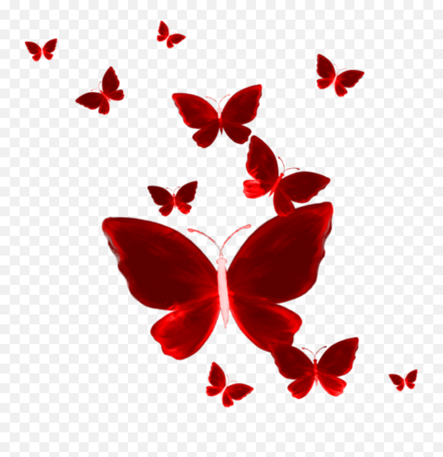 Glowing Butterfly For Snapseed And Pic Art Red Glowing Emoji,Pink Butterfly Png