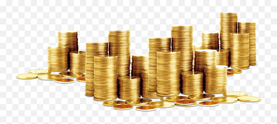 Download Golden Coins Stack Currency Hd Image Free Hq Png Emoji,Money Stack Transparent