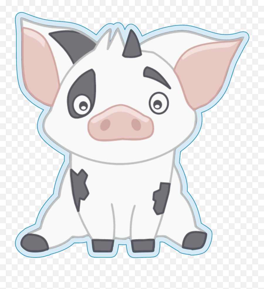 Pua Moana Pig Emoji,Baby Moana Clipart