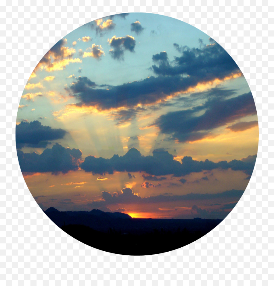 Download Clip Royalty Free Sunset Transparent Circle - Sunset Circle No Background Emoji,Sunset Png