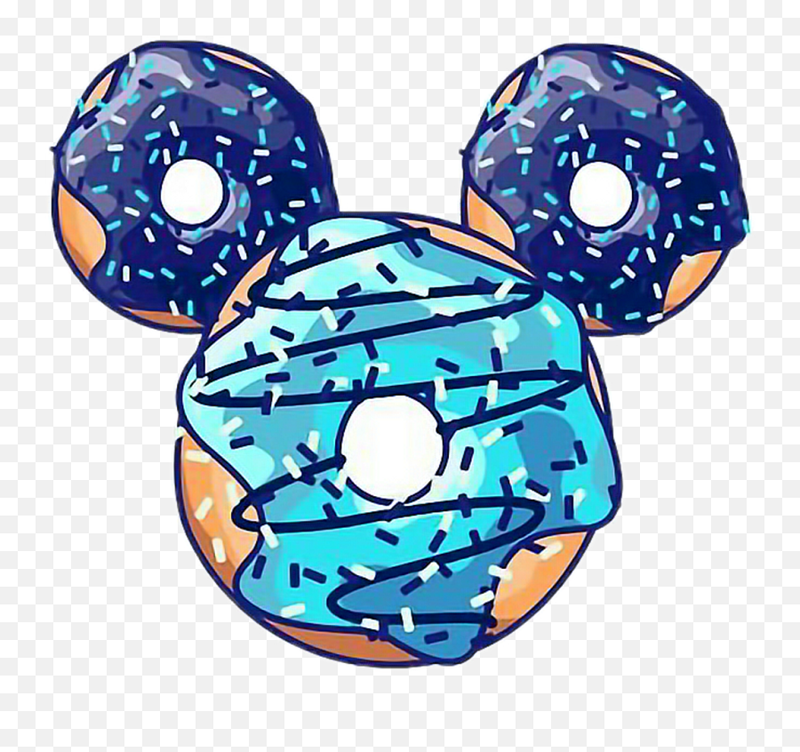 Disney Mikey Food Cool Tumblr Boyfreetoedit - Png Donut Mickey Donut Stickers Emoji,Donut Clipart