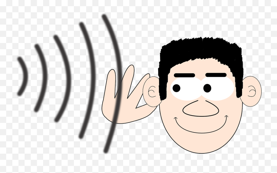 Listening Ear Clipart Hq Png Image - Ear Sound Wave Clipart Emoji,Ear Clipart
