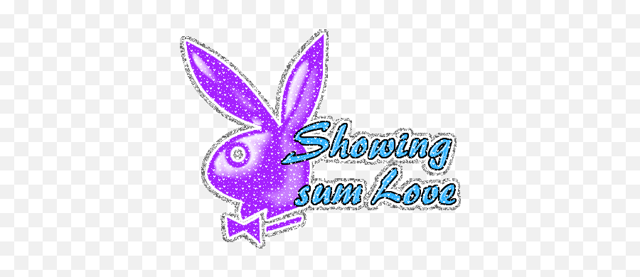 Playboy Graphics Pictures Images And - Showing Some Love Gif Text Glitter Emoji,Playboy Bunny Logo