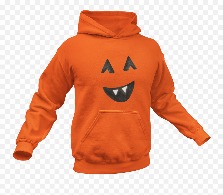 Orange Halloween Smiley Face Hoodie Unisex - Riddler Hoodie Emoji,Smiley Face Logo