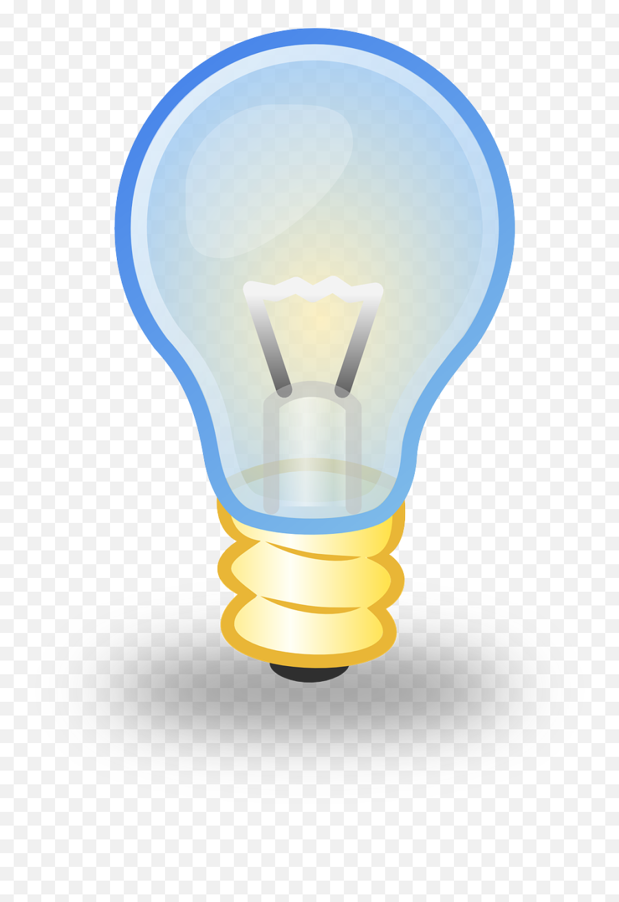 Light Bulb Clipart I2clipart - Royalty Free Public Domain Imagen De Energia Electrica Png Emoji,Christmas Light Bulb Clipart