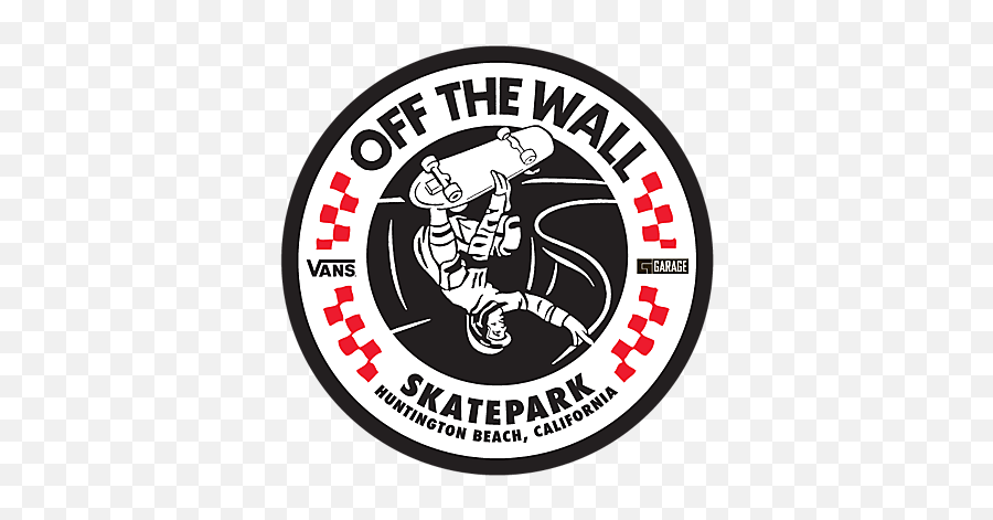 Skateparks - Huntington Beach Vans Stickers Skate Sticker Vans Off The Wall Logo Emoji,Skate Logo Wallpapers