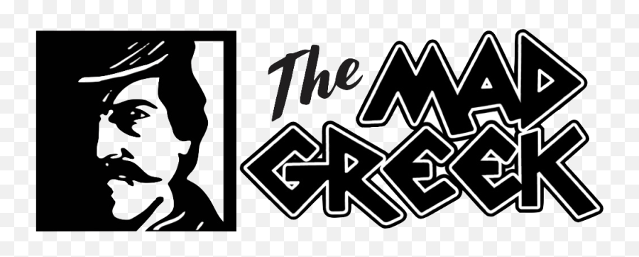 The Mad Greek - Dot Emoji,Greek Logo