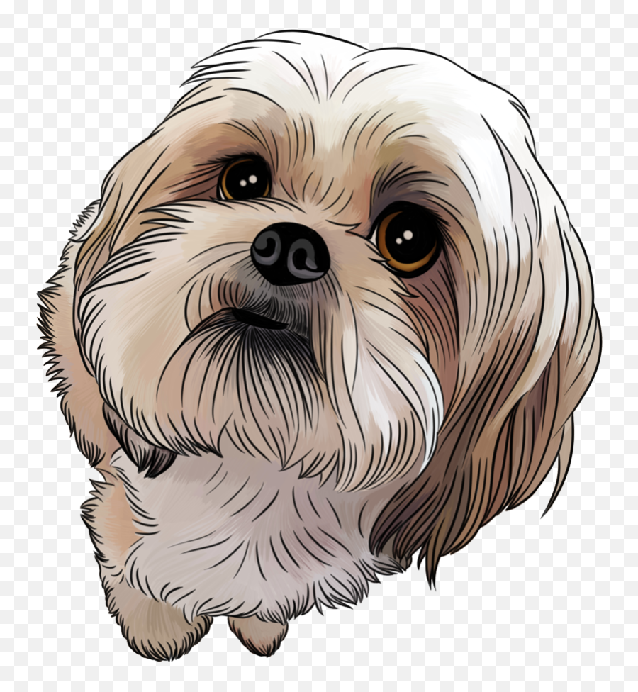 Clipart Dogs Shitzu Clipart Dogs Shitzu 1551585 - Png Shih Tzu Cartoon Emoji,Free Clipart Dog