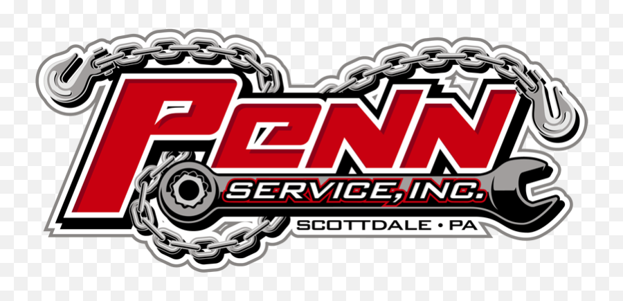 Penn Service Inc Truck Towing Repair Scottdale Pa - Language Emoji,Tow Truck Logo