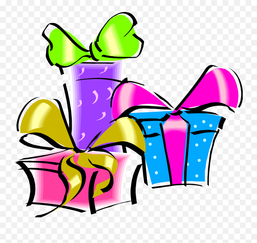 Presents Png - Transparent Background Birthday Gift Clipart Emoji,Present Clipart