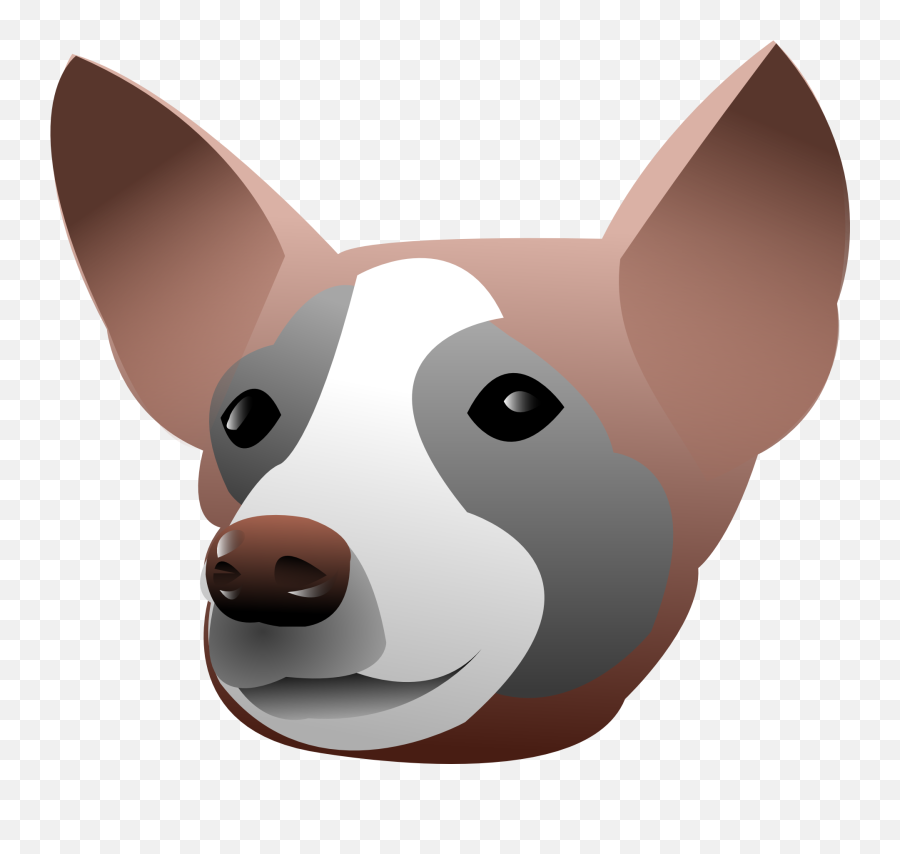 Tricolor Dog Face Rendering Free Image Download - Bedlington Terrier Dog With Man Selfie Emoji,Dog Face Png