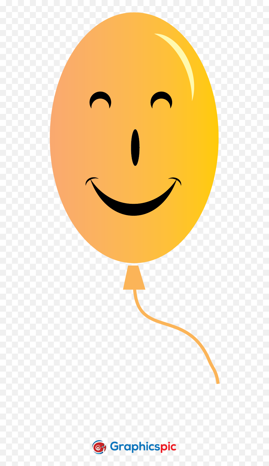 Background Of Smiling Balloon - Free Vector Graphics Pic Happy Emoji,Happiness Png