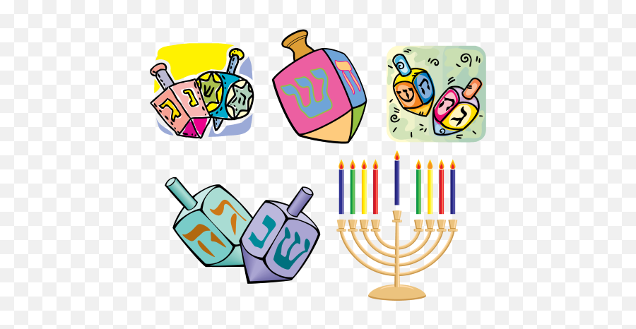Channukah Wall Graphics Set Multicolored Channukah Wall Emoji,Chanukah Clipart