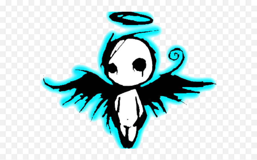 Emo Angel By Jinximinx - Disegni Dark 406x419 Png Emoji,Emo Png