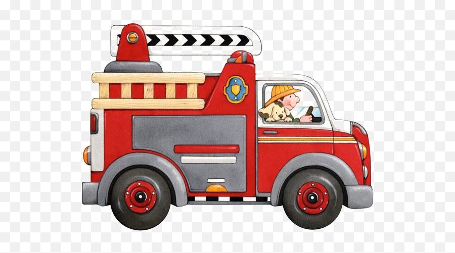 Firetrucks Clipart Transparent Png - Camion Pompiers Clipart Emoji,Fire Truck Clipart