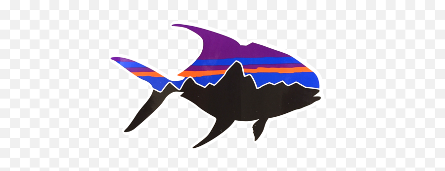 Patagonia Stickers Emoji,Patagonia Fish Logo