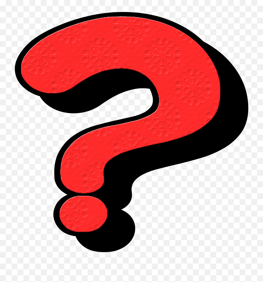 Question Mark Clipart - Question Mark Clipart Emoji,Question Mark Clipart