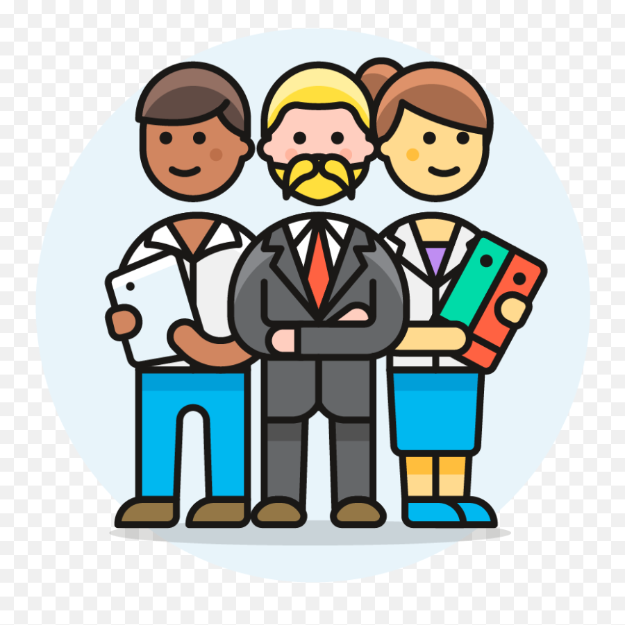 Transparent Business Team Clipart - Human Resource Emoji,Resource Clipart