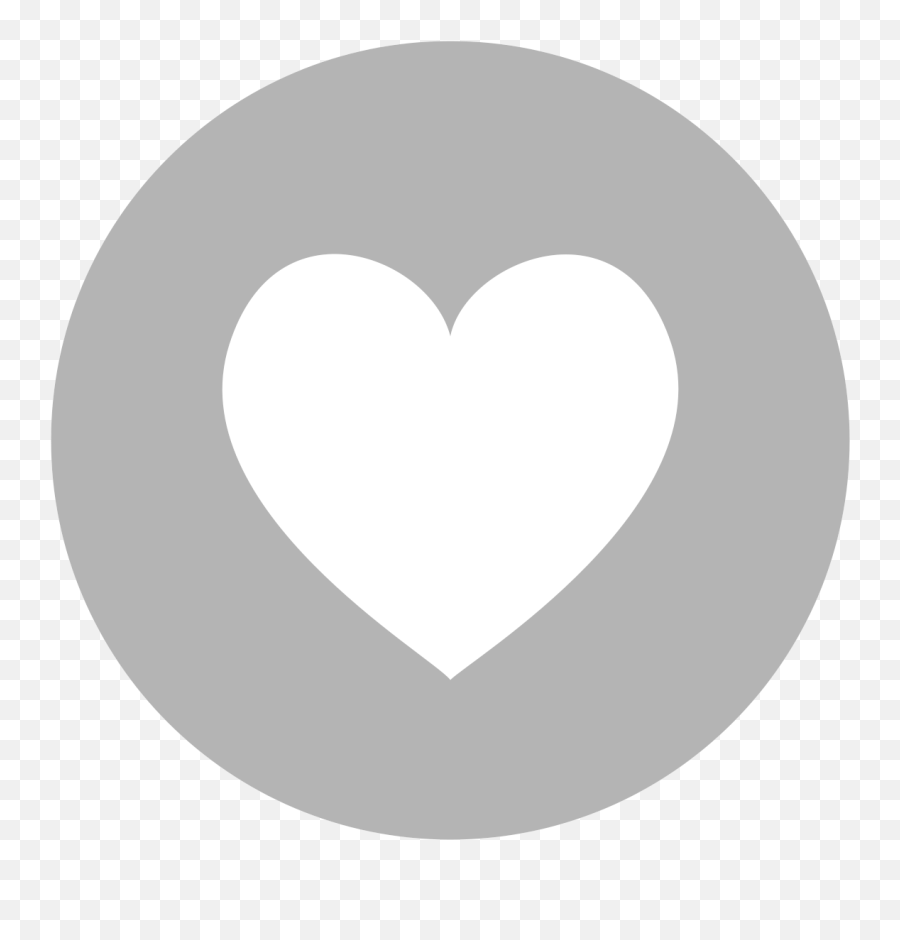Fileeo Circle Grey White Heartsvg - Wikimedia Commons Orange Heart Icon Emoji,White Heart Png