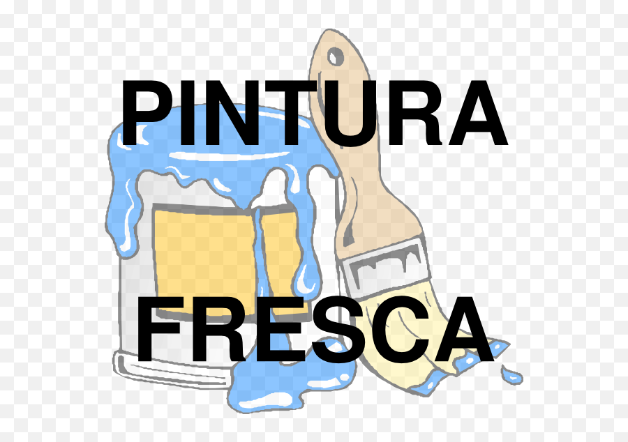 Wet Paint Spanish Clip Art At Clker - Wet Paint In Spanish Emoji,Spanish Clipart