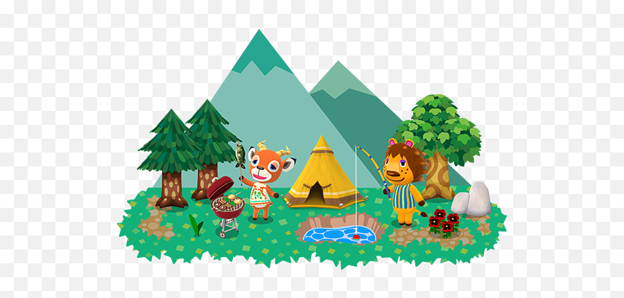 How To Login To Pocket Camp Cross - Animal Crossing Camping Emoji,Animal Crossing Logo