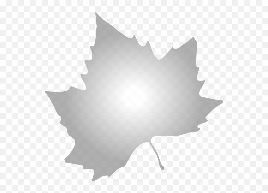 Grey Maple Leaf Clip Art At Clker - Grey Maple Leaf Png Emoji,Maple Leaf Clipart