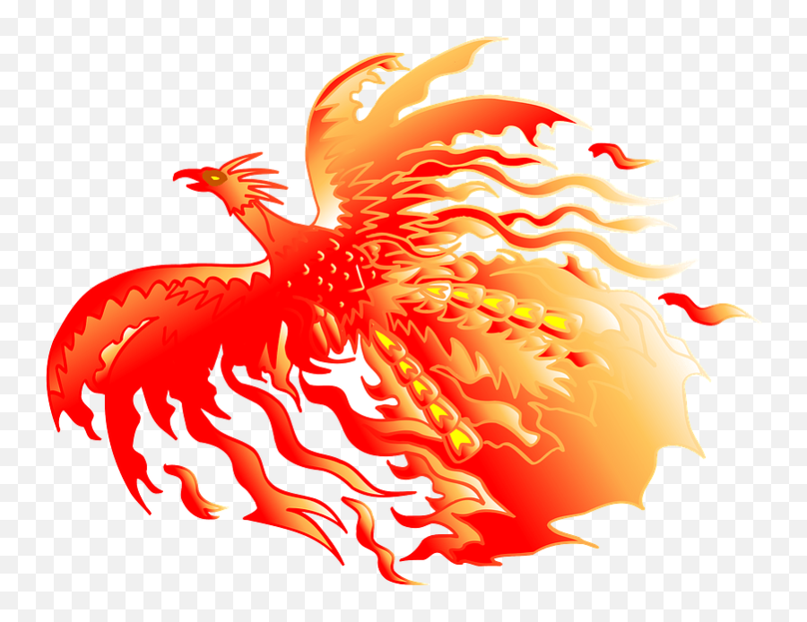 Phoenix Mythology Clipart - Phoenix Clipart Emoji,Phoenix Clipart