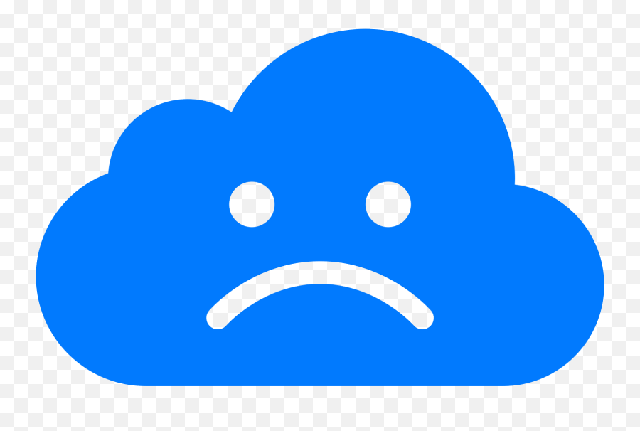 Free Transparent Computer Icons Png - Cloud Sad Face Free Emoji,Sad Png