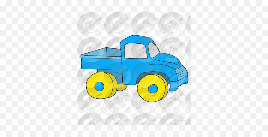 Toy Truck Picture For Classroom Therapy Use - Great Toy Dirty Emoji,Pickup Truck Clipart