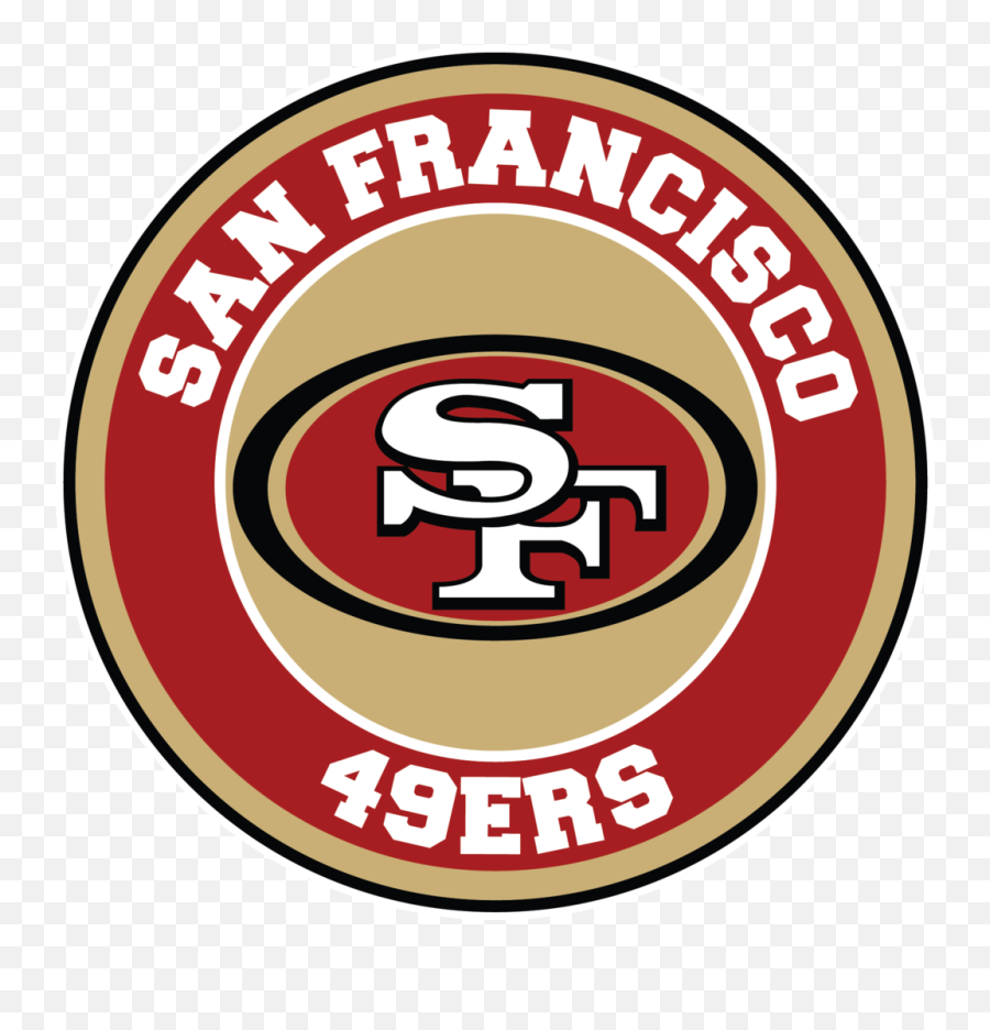 San Francisco 49ers Circle Logo Vinyl - San Francisco 49ers Emoji,San Francisco 49ers Logo