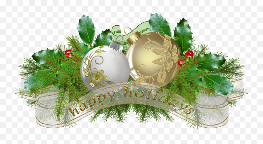Download Christmas Decor Vector Png With Decorations Png - Christmas Day Emoji,Christmas Decorations Png