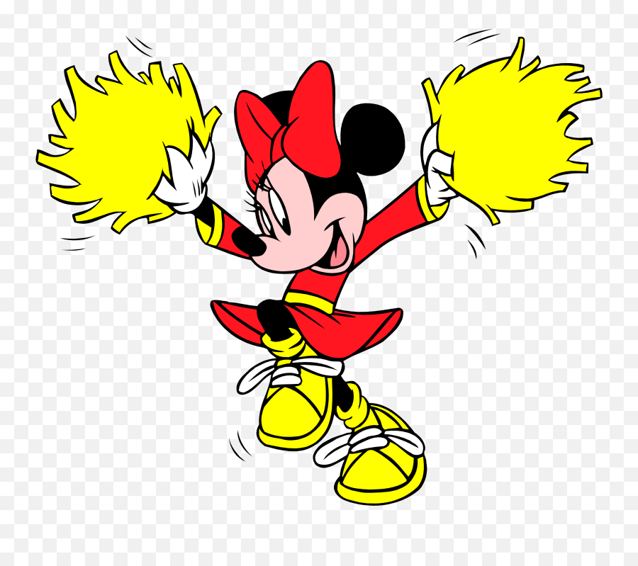 María José Argüeso - Minnie Cheerleader Clipart Full Size Minnie Mouse Cheerleader Clipart Emoji,Dodgeball Clipart
