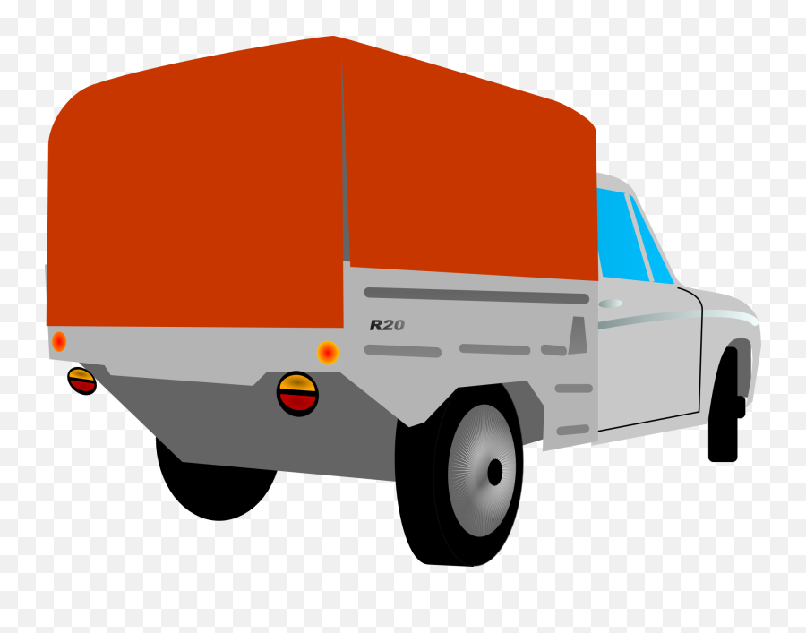 Free Clipart Architetto - Motosega Anonymous Clipart Truck Back Side Emoji,Moving Truck Clipart