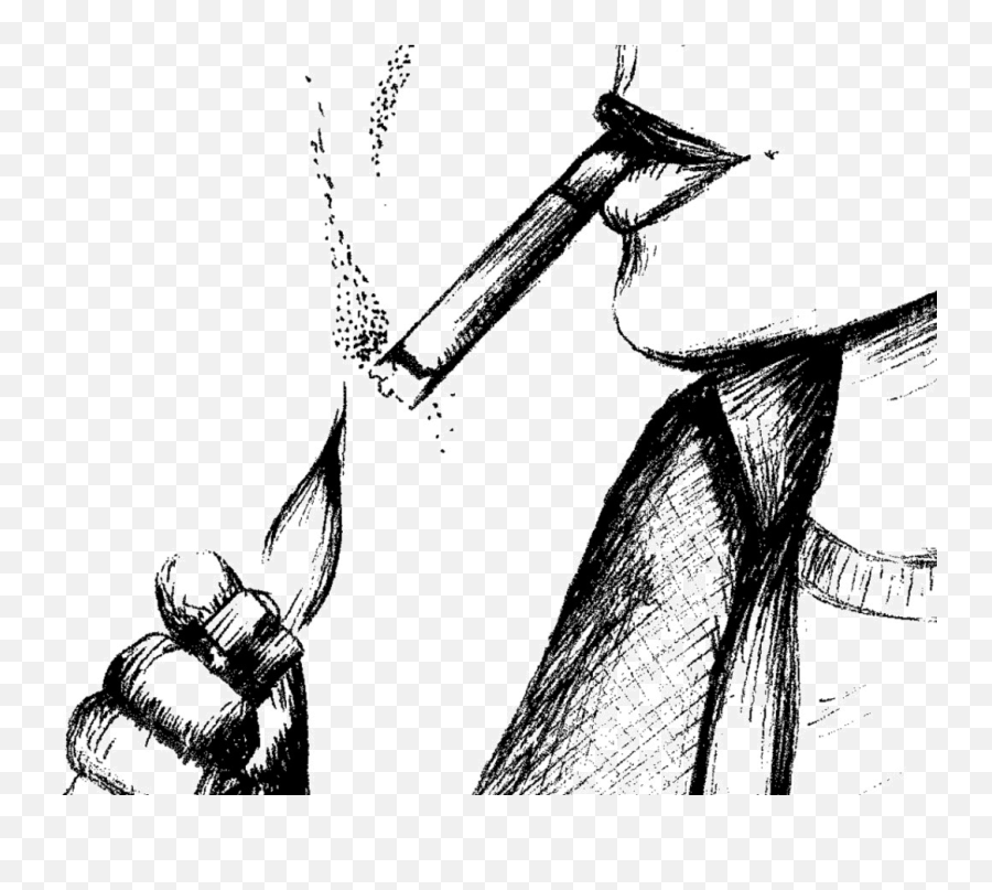 On The Fucking Merits Of Fall Out Boy - Cigarette Smoking Boy Sketch Emoji,Smoke Trail Png