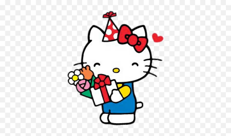 Hello Kitty Birthday Girl Transparent - Birthday Transparent Hello Kitty Png Emoji,Hello Kitty Png