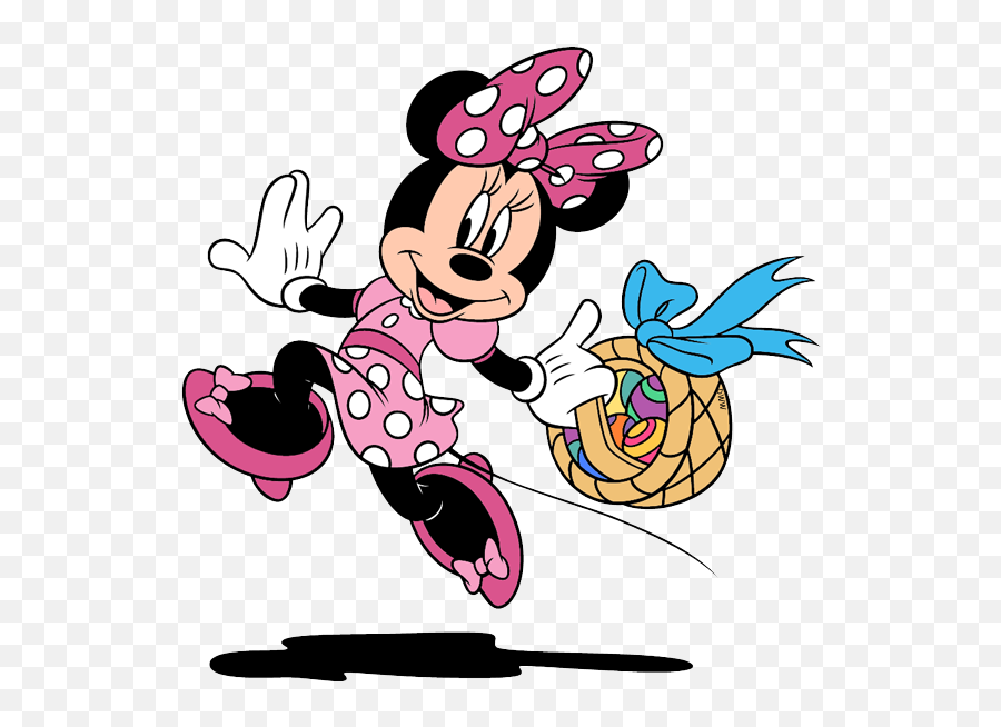Easter Minnie Mouse Png Png Image With - Minnie Mouse Easter Clipart Emoji,Holidays Clipart