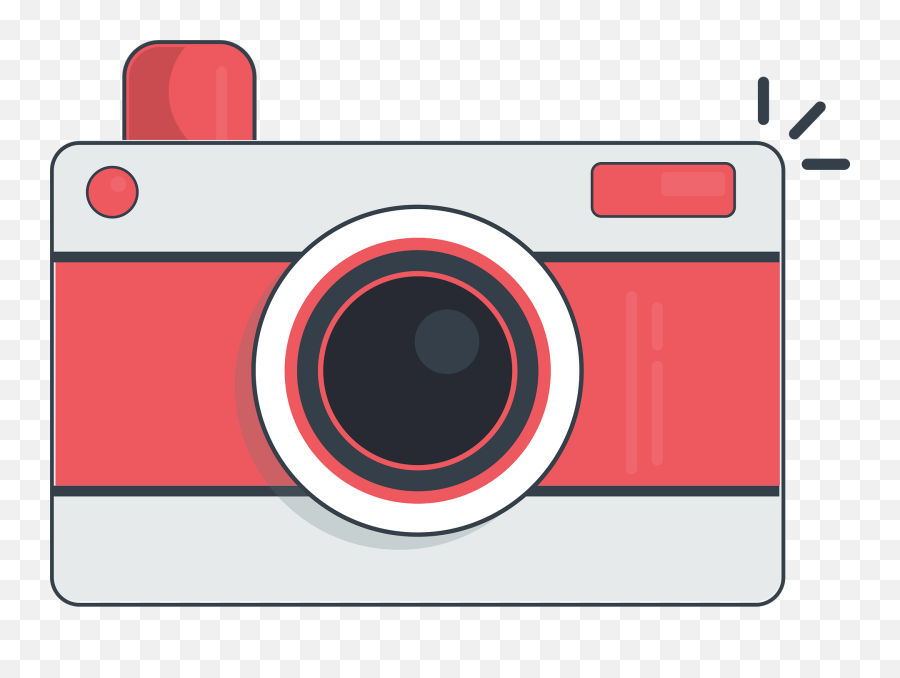 Camera Clipart - Cute Transparent Camera Clipart Emoji,Camera Clipart