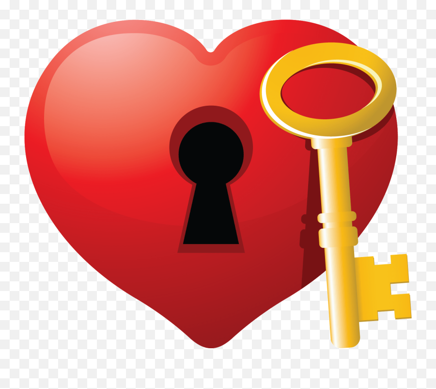 Heart Clipart Key Heart Key Transparent Free For Download - Key Heart Clipart Emoji,Heart Clipart