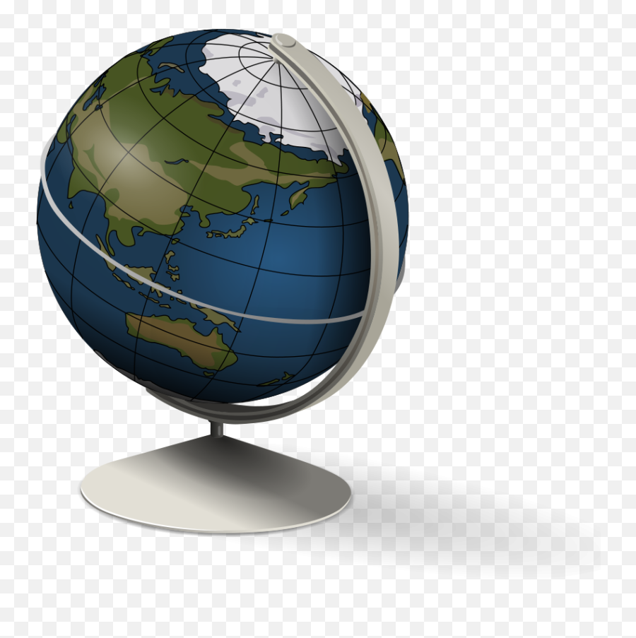 Globe 3d Clipart Vector Clip Art Free - Animated Spinning Earth Clipart Emoji,3 D Clipart