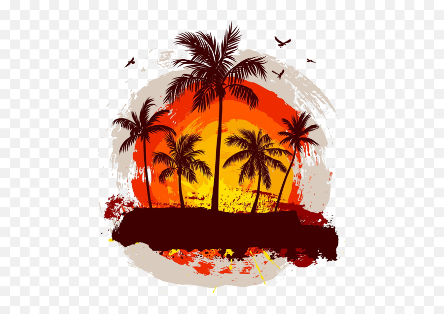 Florida Clipart Sunset Florida Sunset - Fresh Emoji,Sunset Clipart