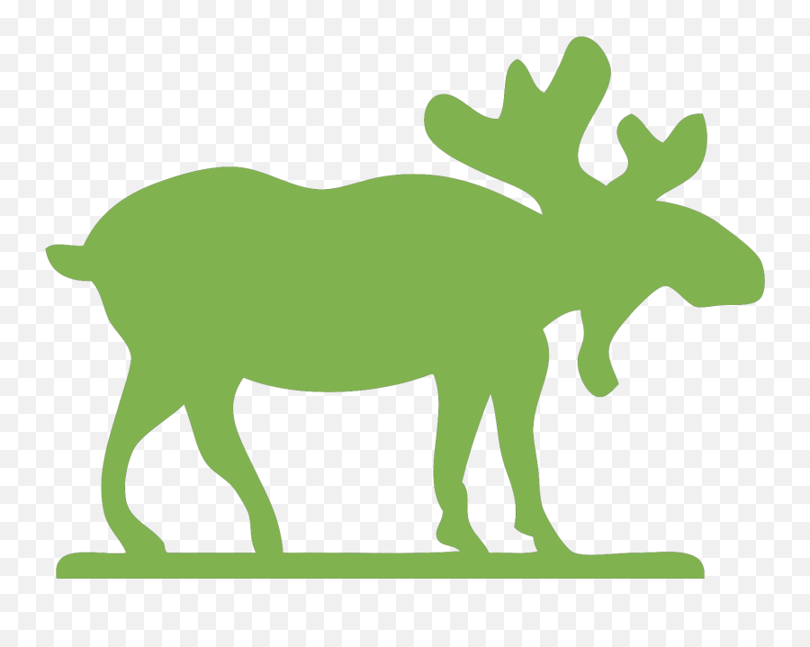 Clipart Moose Svg Free - Green Moose Clipart Emoji,Moose Clipart