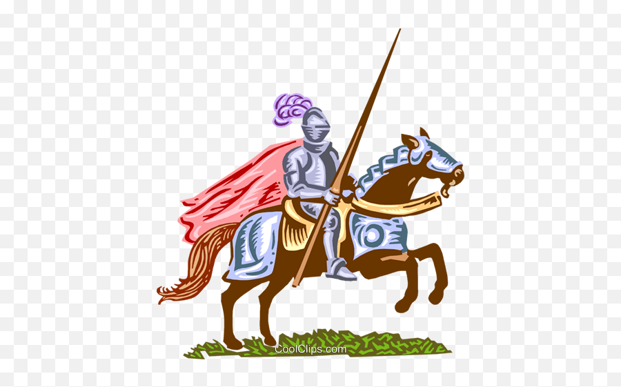 Medieval Knight Royalty Free Vector Clip Art Illustration Emoji,Knights Clipart