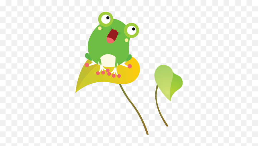 Kids Singing Frog Wall Sticker - Tenstickers Emoji,Children Singing Clipart