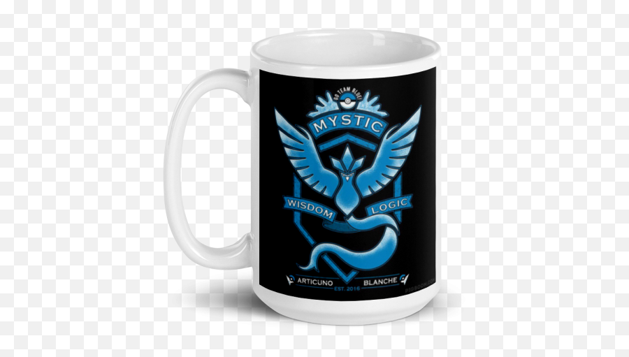 Buy Mug Pokémon Go Team Mystic Artikodin From Pokeworldnews Emoji,Team Mystic Logo Png