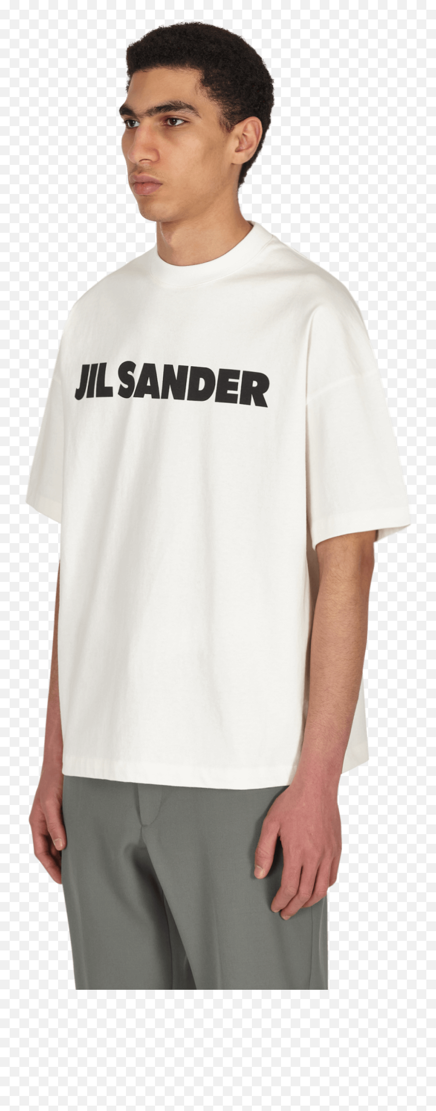Jil Sander Boxy Logo T - Crew Neck Emoji,Logo Shirts