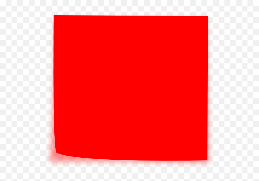 Red Sticky Note Transparent Png - Red Sticky Note Png Emoji,Sticky Note Png