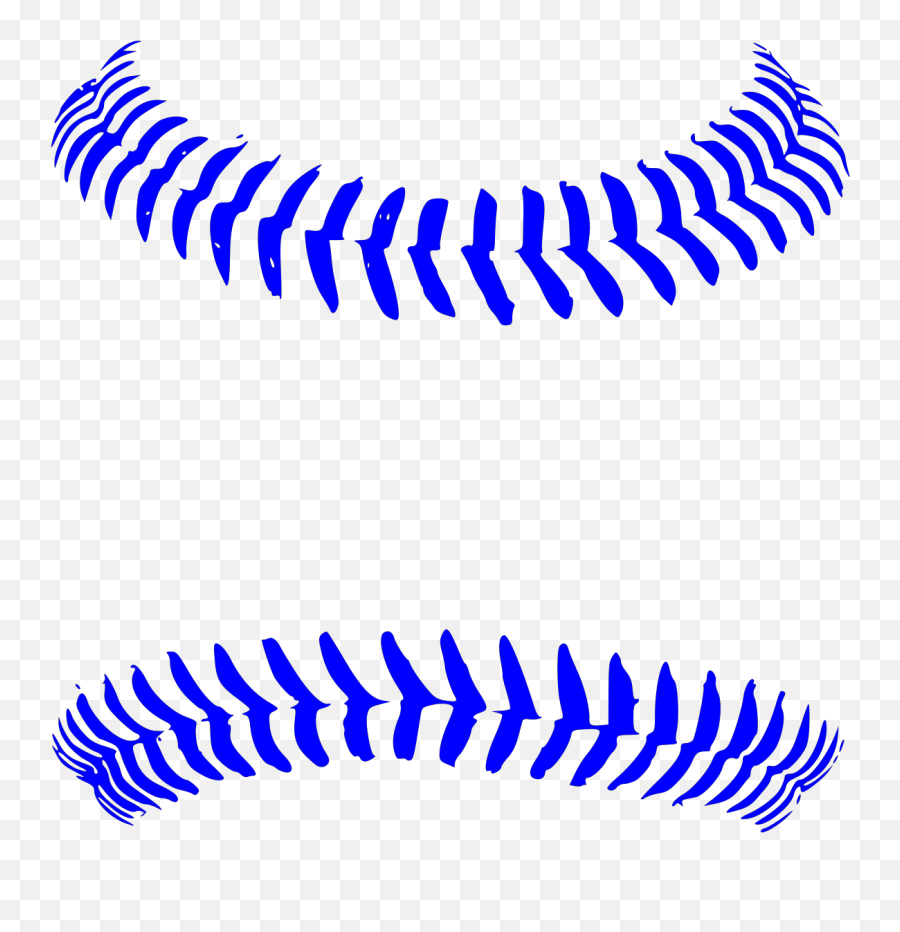 Blue Stitch Baseball Svg Vector Blue Stitch Baseball Clip - Baseball Blue Stitches Clipart Emoji,Stitch Clipart