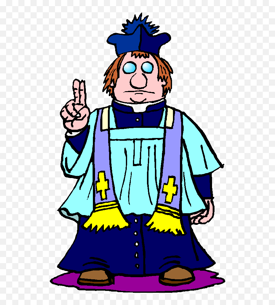 Funny Cartoon Priest Clipart - Funny Cartoon Priest Emoji,Ifunny Logo